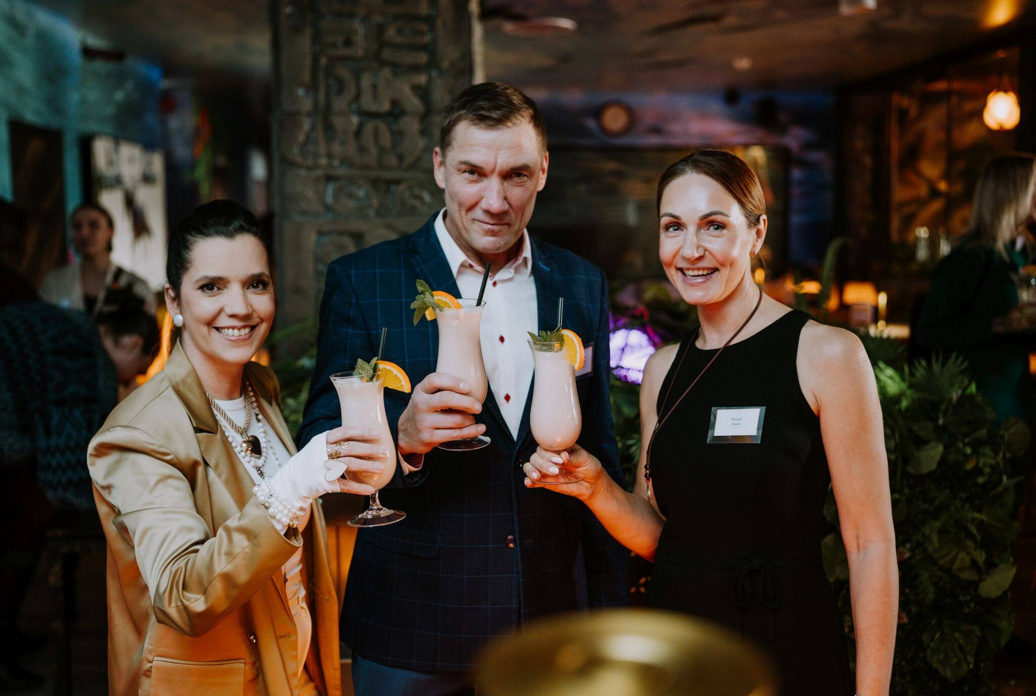 Monika Kuzmina, Madis Sinimets ja Margit Kurn. Foto: GoodNews, Joosep Ints