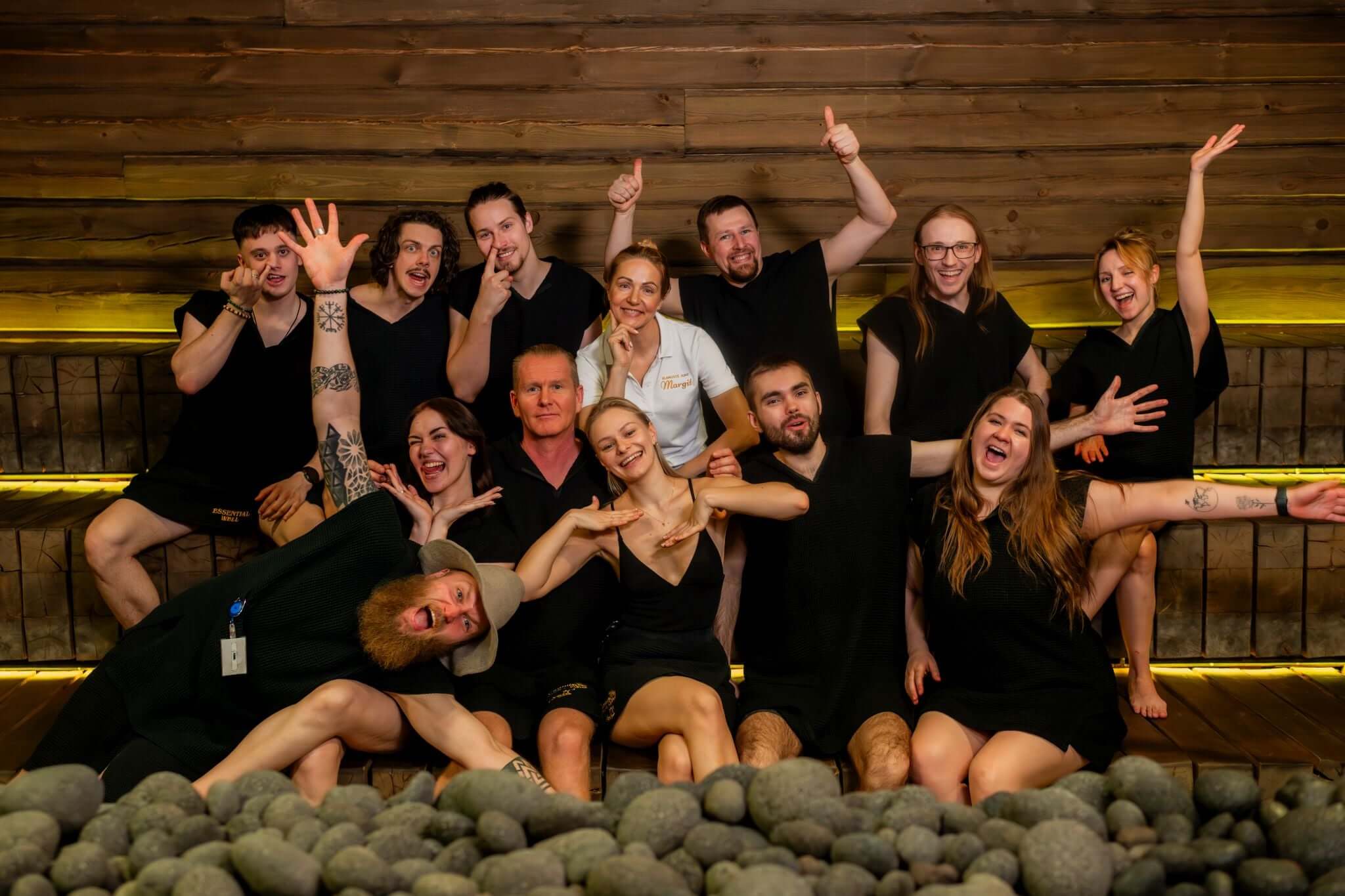 Elamus Spa saunameistrid (Foto Karen Härms)