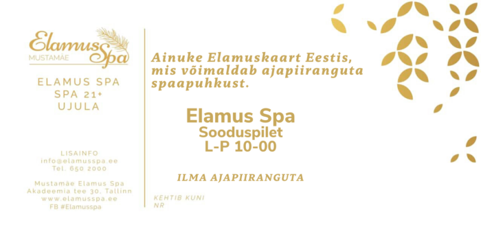 Elamus Spa sooduspilet L-P